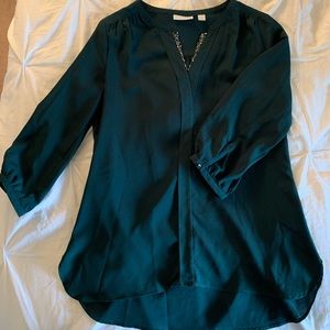 New York and Company Green Blouse